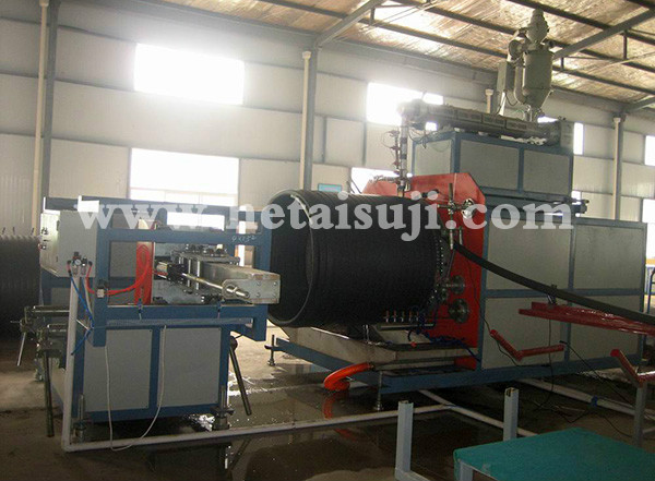 Large diameter winding pipe equipment