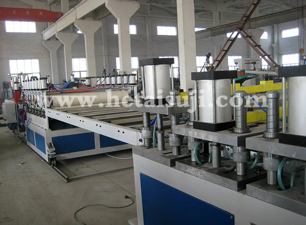 PVC wood plastic foam board equipment production line