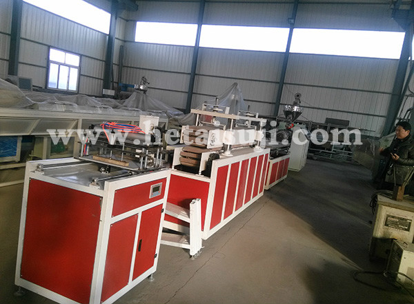 Gusset equipment production line